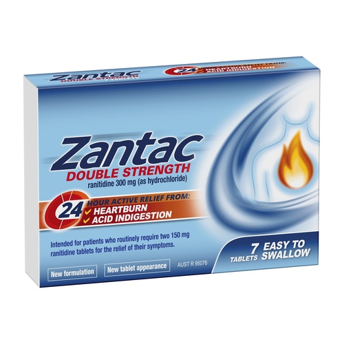 Zantac Double Strength 300mg 7 Tablets