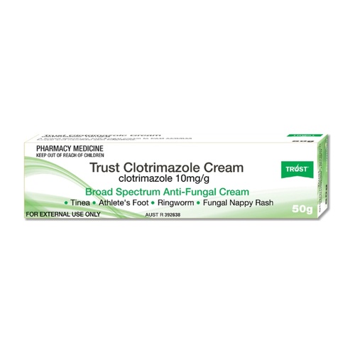 Trust Antifungal Cream 50g 10mg/G