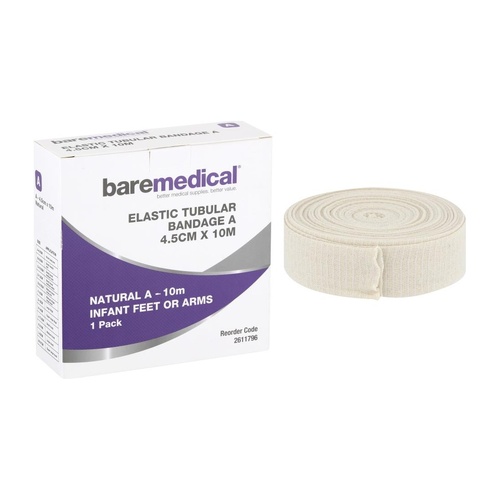 Bare Medical Elastic Tubular Bandage Size A 4.5cm x 10m