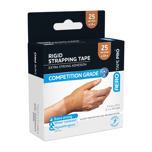 Aero Tape Pro Rigid Strapping Tape 2.5cm x 15m