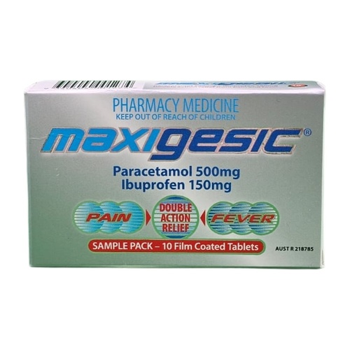 Maxigesic Tablets 500mg/150mg Blister (HO)