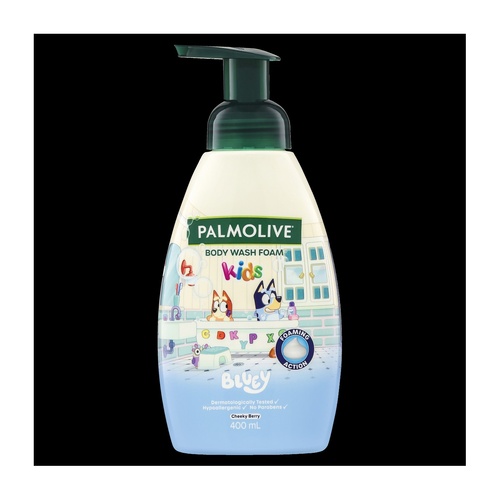 Palmolive Kids Bluey Body Wash Foam Cheeky Berry 400ml