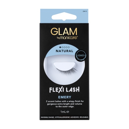 Glam by Manicare Flexi Lash Emery 1 Pair