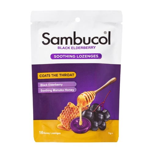 Sambucol Relief Throat Lozenges 16 Pack