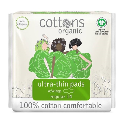 Cottons Ultra Thin Pads Regular 14 Pack
