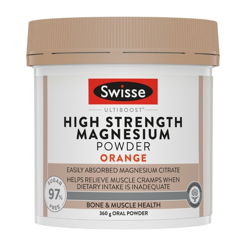 Swisse Ultiboost High Strength Magnesium Powder Orange 360g