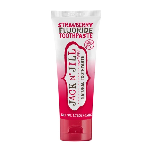 Jack N Jill Natural Toothpaste Strawberry Fluoride 50g