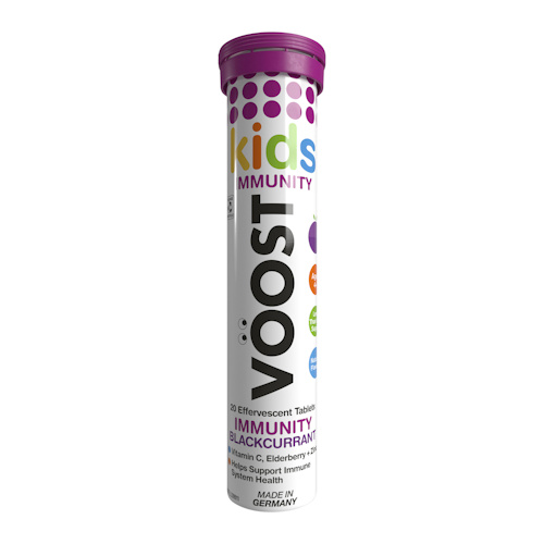Voost Kids Immunity Blackcurrant Effervescent 20 Tablets