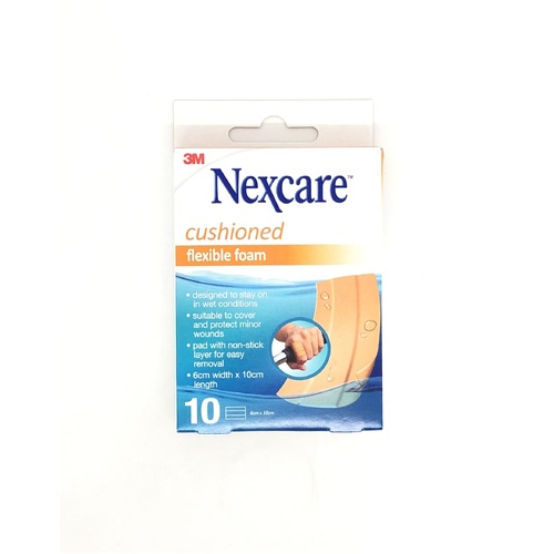 Nexcare Cushioned Flexible Foam 10 Pack
