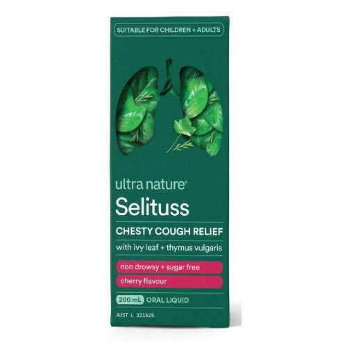 Ultra Nature Selituss Chesty Cough Relief 200ml