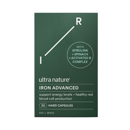 Ultra Nature Iron Advanced 30 Capsules