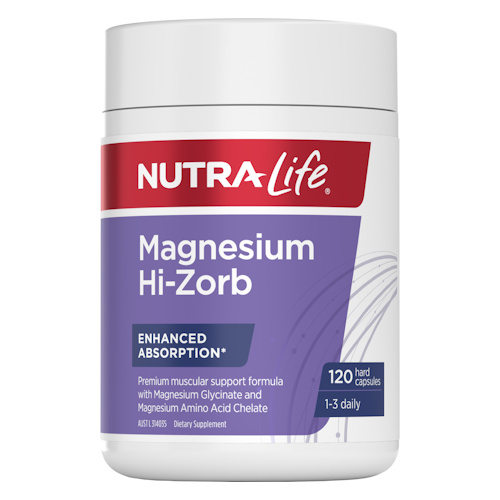 Nutra-Life Magnesium Hi-Zorb 120 Capsules