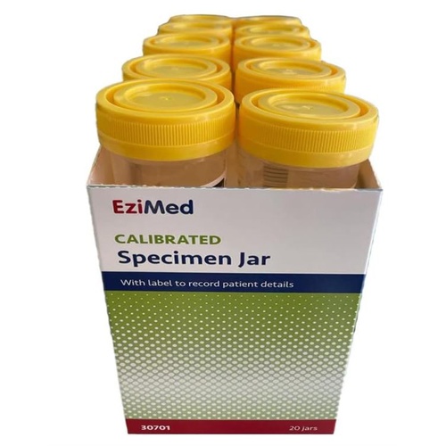 EziMed Specimen Jar Box of 20