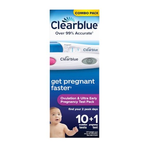 Clearblue Digital Ovulation & Pregnancy Test Kit 10 +1