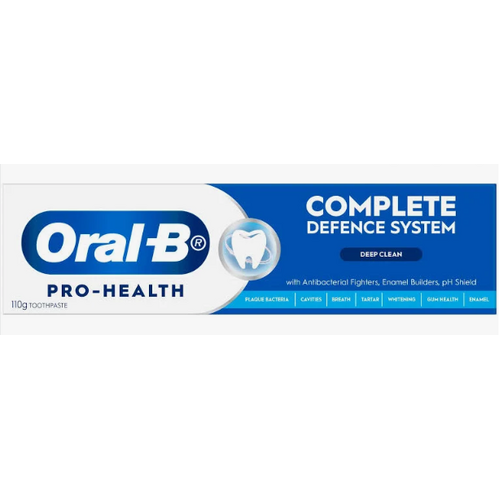 Oral-B Pro-Health Complete Defence System Deep Clean Toothpaste 110g
