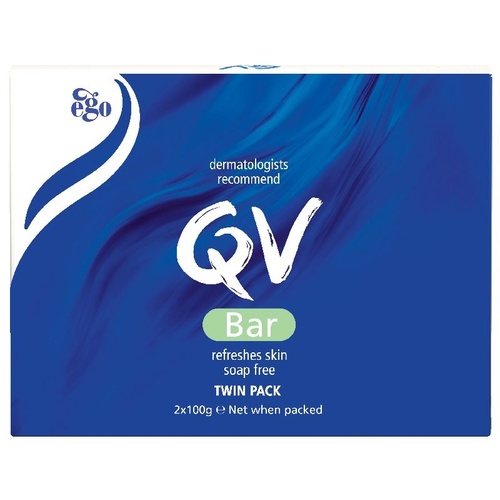 Ego QV Cleansing Bar Twin Pack 100g x 2