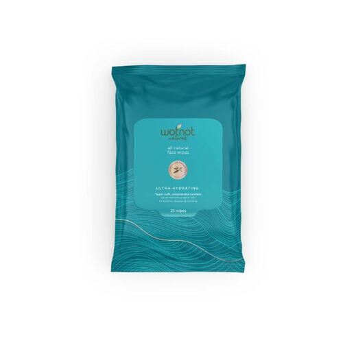 Wotnot Facial Wipes Ultra-Hydrating 25 Wipes