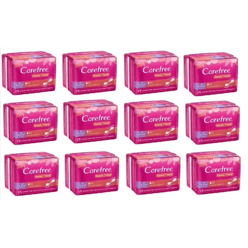 Carefree Barely There Liners Scented 42 Pack [Bulk Buy 12 Units]