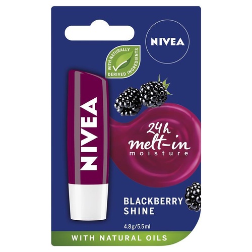 Nivea Lip Care Blackberry Shine 4.8g