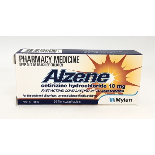 Alzene 10mg 30 Tablets (S2)