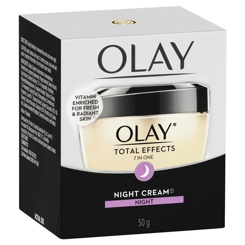 Olay Total Effects 7 in One Night Face Cream Moisturiser 50g