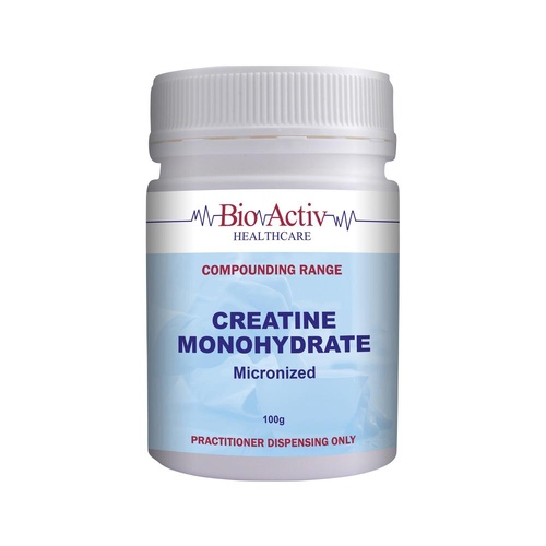 BioActiv Healthcare Compounding Range Creatine Monohydrate (Micronized) 100g