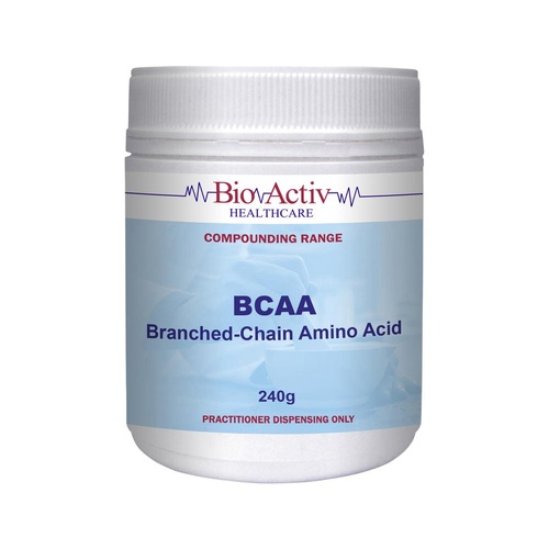 Bioactiv Healthcare Compounding Range BCAA (Branched-Chain Amino Acid) 240g