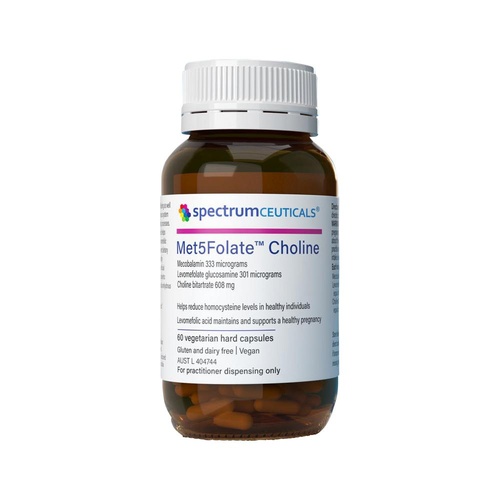 Spectrumceuticals Met5Folate Choline 60 Vegan Capsules