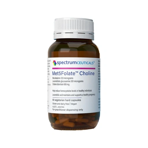 Spectrumceuticals Met5Folate Choline 60 Veg Capsules