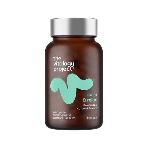 The Vitalogy Project Calm & Relax 60 Capsules