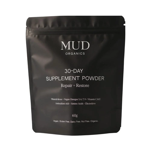 Mud Organics 30-Day Detox Supplement Powder Repair + Restore 60g