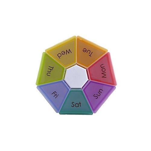 Surgical Basics Heptagon Pill Box 10.3x10.3x5cm