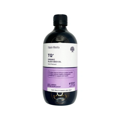 Hab Shifa Practitioner TQ+ Organic Cold Pressed Black Seed Oil 500ml