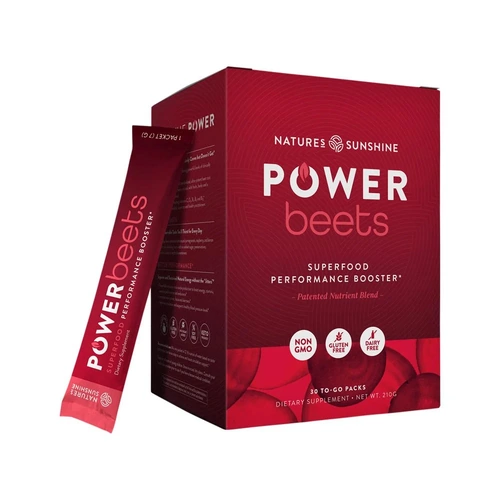Nature's Sunshine Power Beets Sachets 7g x 30 Packs