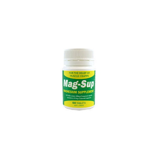 Mag-Sup Magnesium Supplement 37.4mg Magnesium 50 Tablets
