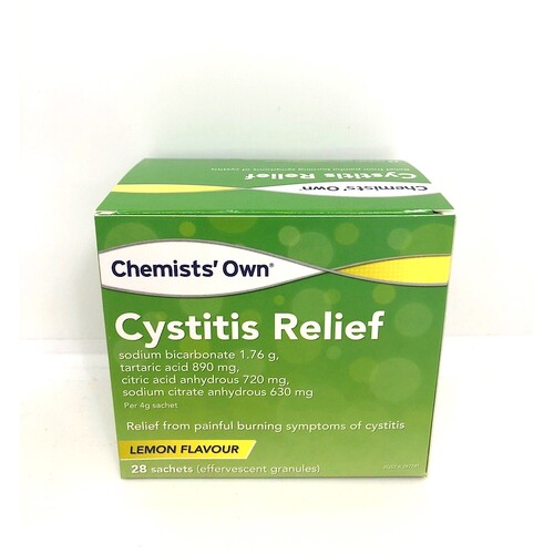Chemists' Own Cystitis Relief Sachet 4g 28 Pack