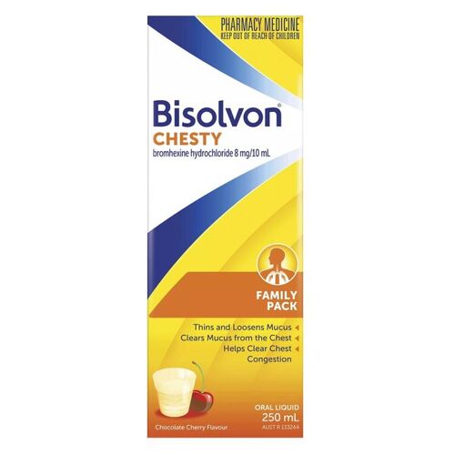 Bisolvon Chesty Elixir 250mL (S2)