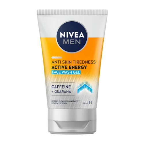 NIVEA Men Active Energy Face Wash Gel 100mL