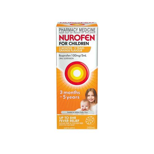 Nurofen For Children 3 Months - 5 Years Orange 100mL