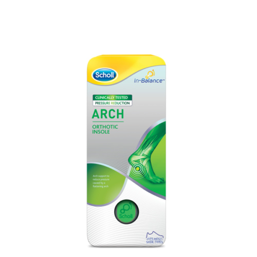 Scholl In-Balance Orthotics Arch Insole Large 1 Pair
