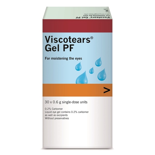 Viscotears Gel PF 30 x 0.6g Single Dose Units
