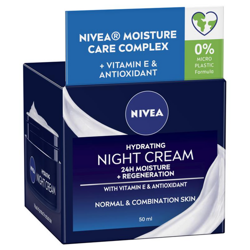 NIVEA Daily Essentials Hydrating Face Moisturiser Night 50ml
