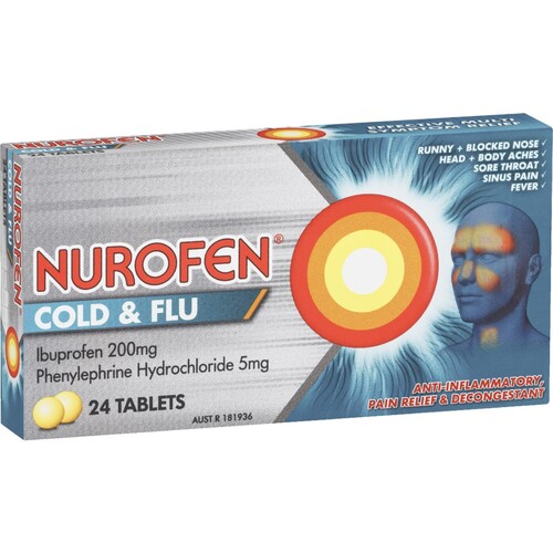 Nurofen Cold & Flu PE 24 Tablets