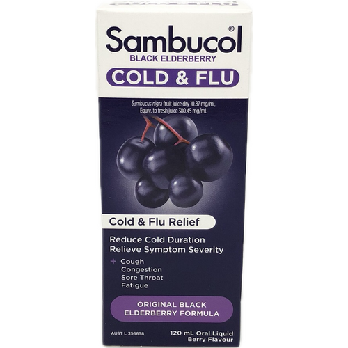 Sambucol Cold & Flu Syrup 120mL