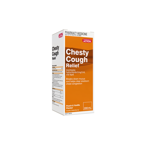 Pharmacy Action Chesty Cough Relief 200ml (S2)