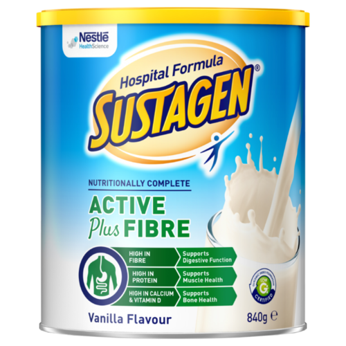 Sustagen Hospital Formual Active Plus Fibre Vanilla Flavour 840g