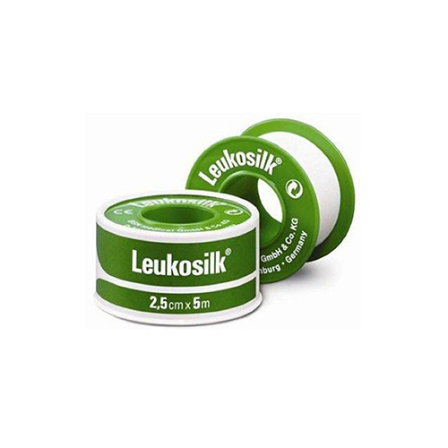 Leukosilk Hypoallergenic Silk Tape 2. 5cm x 5m