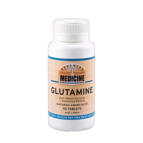 Advanced Medicine Glutamine 800mg 112 Tablets
