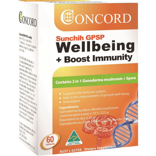 Concord Sunchih GPSP Wellbeing Boost Immunity 60 Capsules