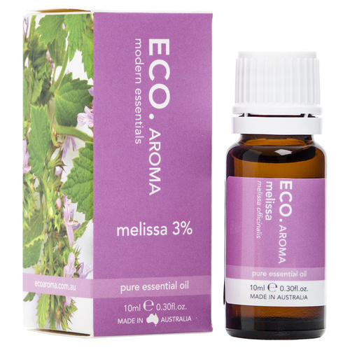 Eco Modern Essentials Aroma Essential Oil Dilution Melissa (3%) in Grapeseed 10ml